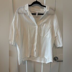 NWOT Stars Above Short Sleeve Button Up Shirt